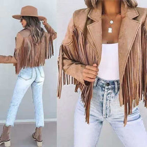 Women's Suede Look Jacket — View 4