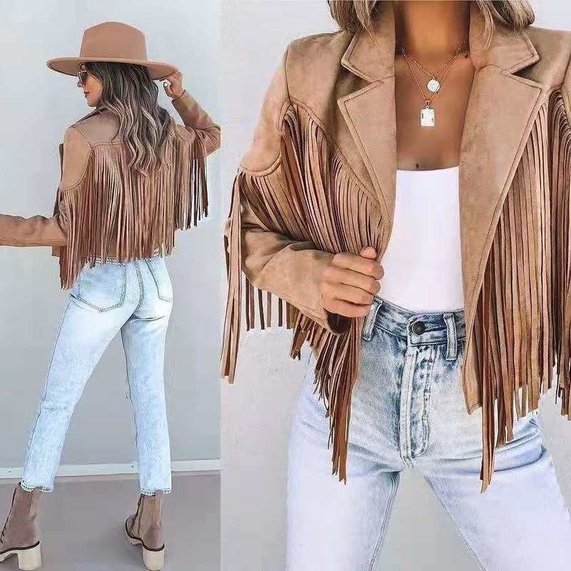 Women's Suede Look Jacket — View 4
