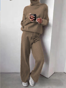 Women's Long Sleeve Knit Set — View 9