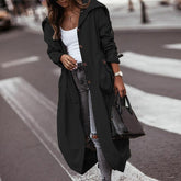 Women's Double Breasted Trench Coat — View 5