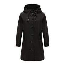 Women's Water-Repellent Hooded Trench Coat | Emilia in Gray - Juana Fashion