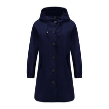 Women's Water-Repellent Hooded Trench Coat | Emilia in Gray - Juana Fashion
