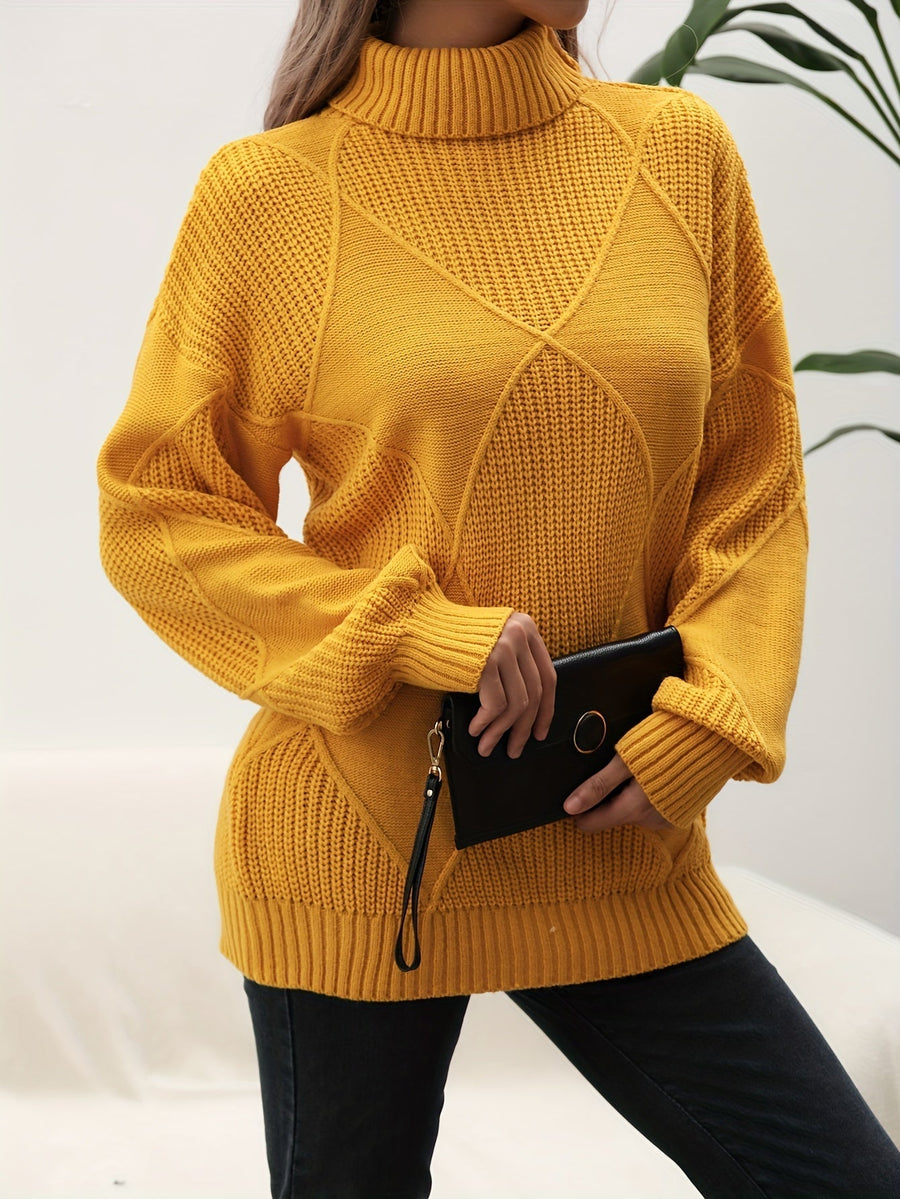 Women's Turtleneck Sweater — View 2