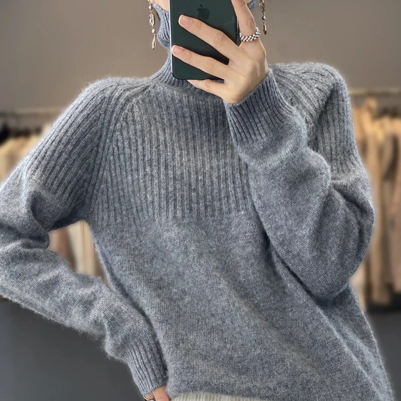 Women's Turtleneck Sweater — View 4