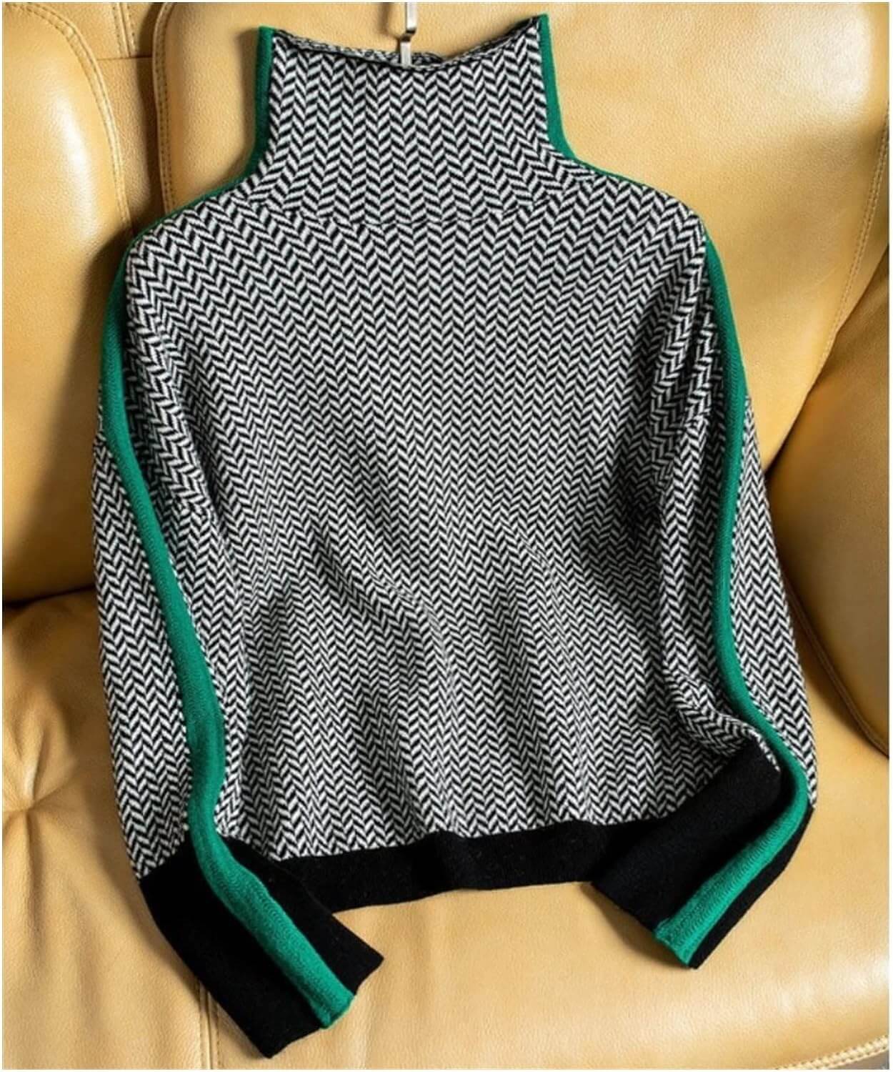 Women's Turtleneck Sweater — View 5