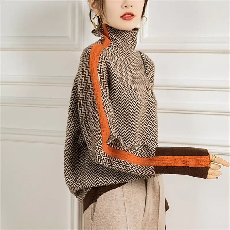 Women's Turtleneck Sweater — View 2