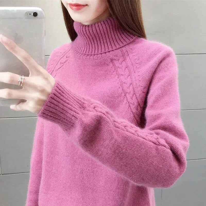 Women's Turtleneck Sweater — View 5