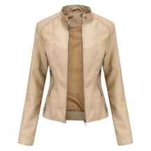 Women's Faux Leather Jacket — View 7