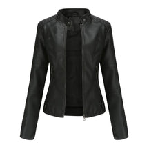 Women's Faux Leather Jacket — View 4