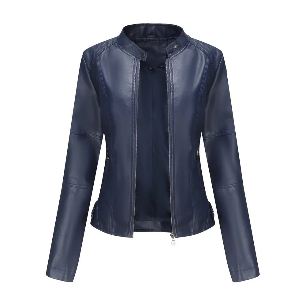 Women's Faux Leather Jacket — View 10