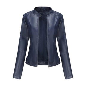 Women's Faux Leather Jacket — View 10