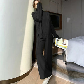 Women's Wool Oversized Turtleneck Sweater — View 2
