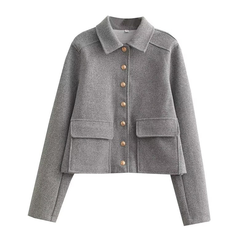 Women's Wool Short Jacket — View 1
