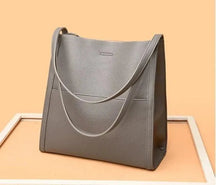 Women's Minimalist Shoulder Tote Bag in Gray by Juana Fashion