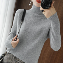 Women's Turtleneck Sweater — View 9
