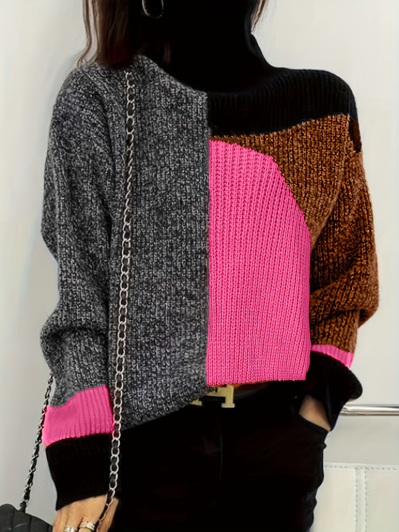 Women's Turtleneck Sweater — View 2