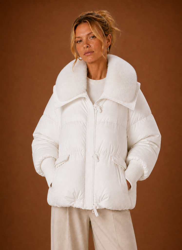 Women's Winter Parka | Valentina in Black - Juana Fashion