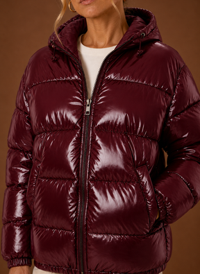 Women's Oversized Quilted Winter Jacket | Silvia in Green - Juana Fashion