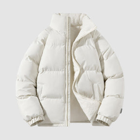 Women's Hooded Quilted Fleece Jacket | Charlotte in Brown - Juana Fashion