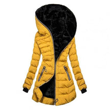 Women's Quilted Jacket with Fleece Lining | Annika in Black - Juana Fashion