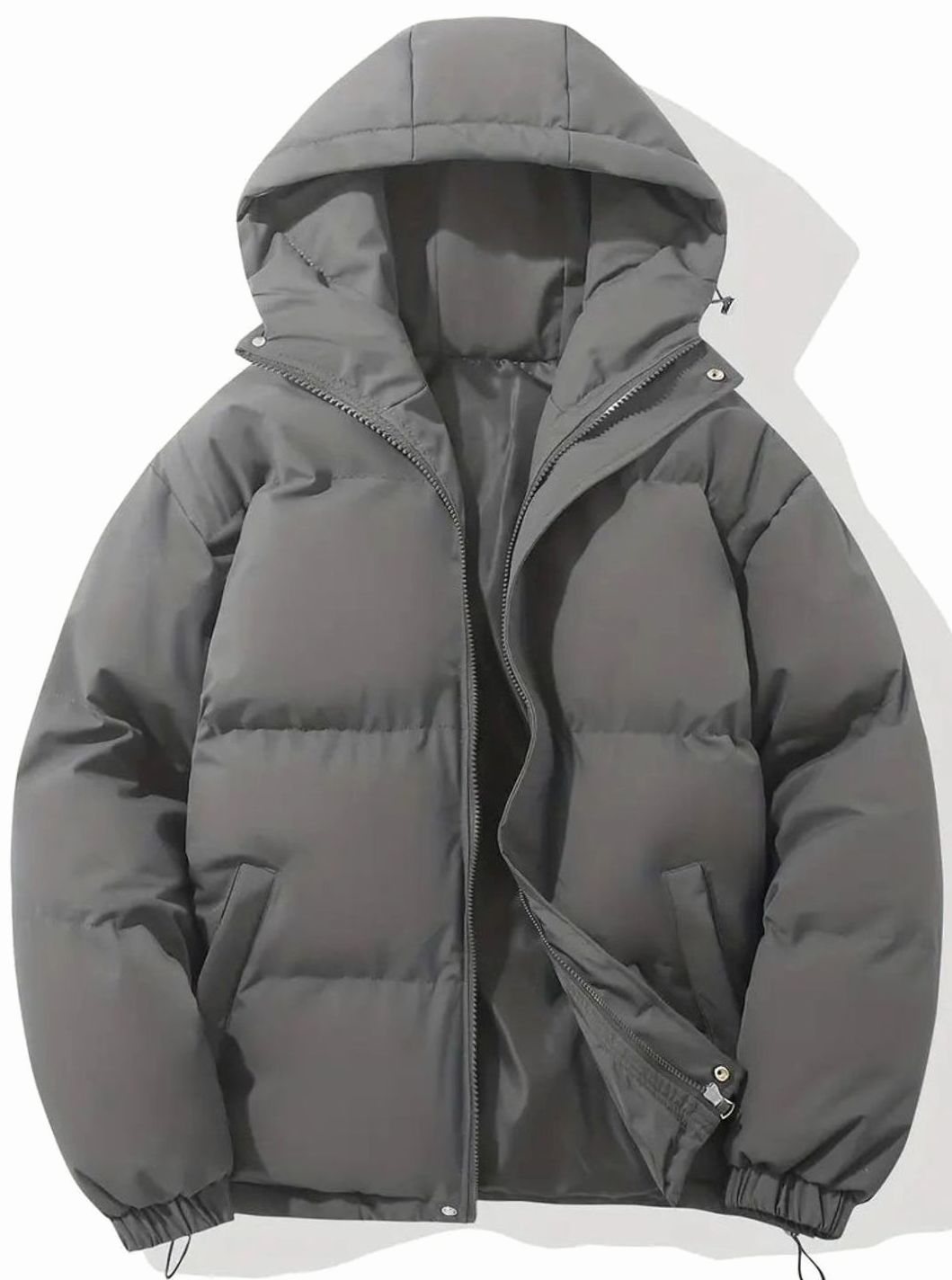Women's Quilted Stand-Collar Jacket | Elfriede in Black - Juana Fashion