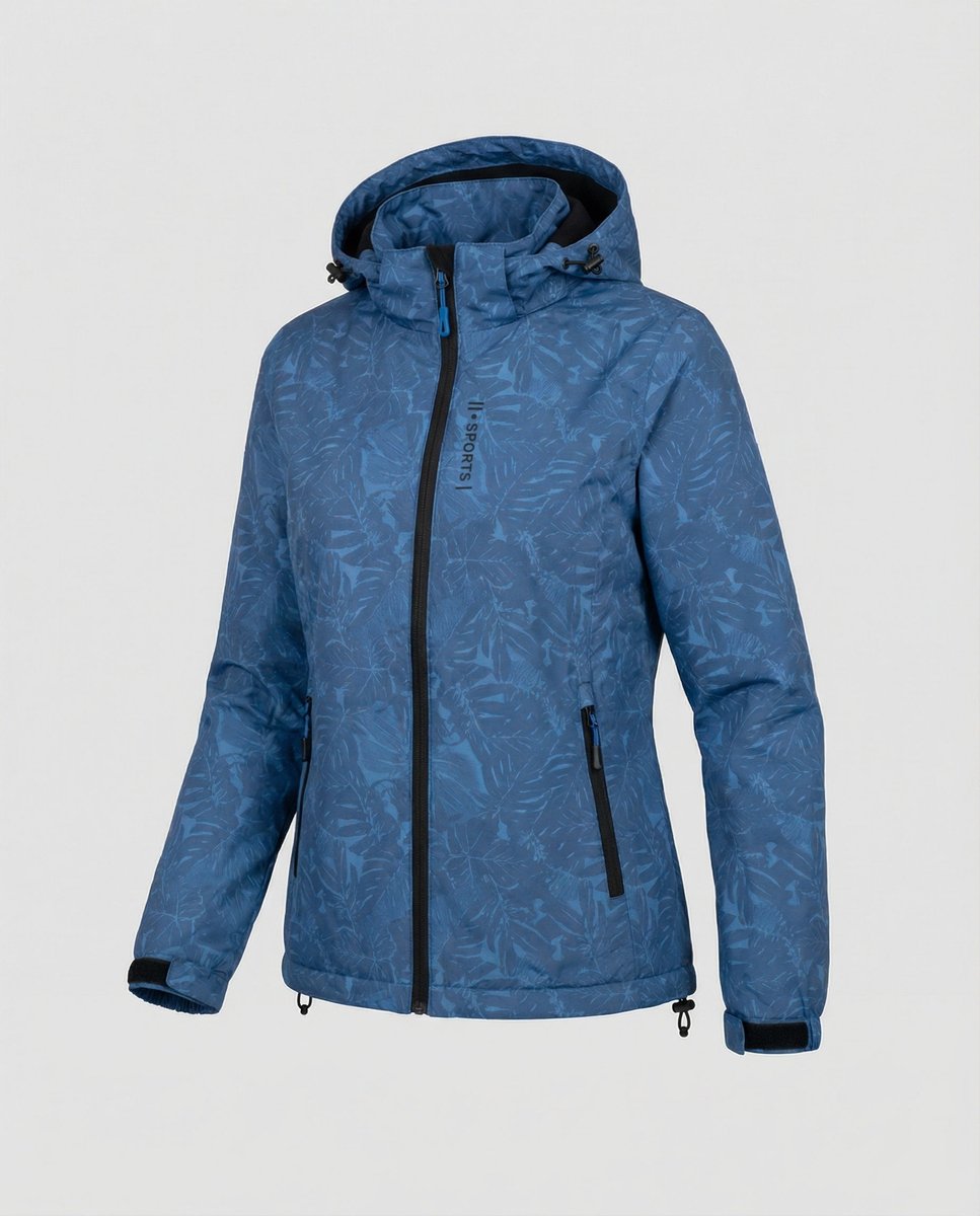 Women's Waterproof Hooded Jacket | Amelie in Purple - Juana Fashion