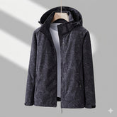 Women's Waterproof Hooded Jacket | Amelie in Black - Juana Fashion