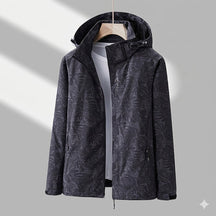 Women's Waterproof Hooded Jacket | Amelie in Black - Juana Fashion
