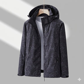 Women's Waterproof Hooded Jacket | Amelie in Black - Juana Fashion