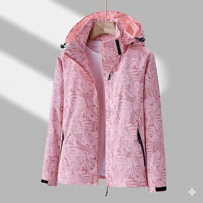 Women's Waterproof Hooded Jacket | Amelie in Black - Juana Fashion