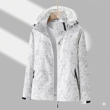 Women's Waterproof Hooded Jacket | Amelie in Black - Juana Fashion