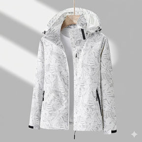 Women's Waterproof Hooded Jacket | Amelie in Black - Juana Fashion