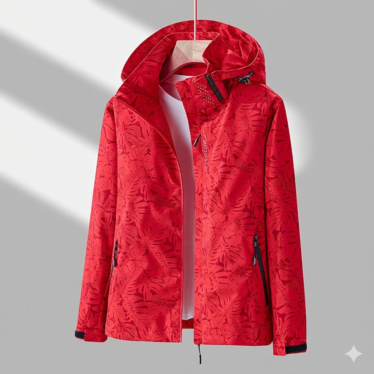 Women's Waterproof Hooded Jacket | Amelie in Purple - Juana Fashion