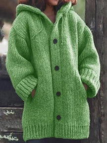 Women's Relaxed Fit Long Sleeve Cardigan — View 2
