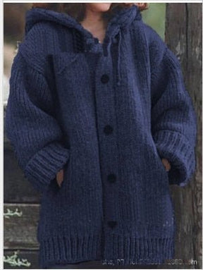 Women's Relaxed Fit Long Sleeve Cardigan — View 8