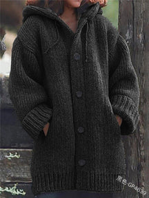 Women's Relaxed Fit Long Sleeve Cardigan — View 4