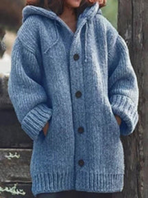 Women's Relaxed Fit Long Sleeve Cardigan — View 5