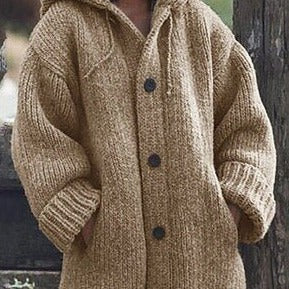 Women's Relaxed Fit Long Sleeve Cardigan — View 1