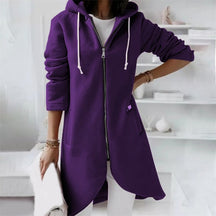 Women's Hooded Longline Vest — View 7