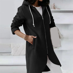 Women's Hooded Longline Vest — View 5