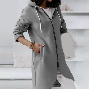 Women's Hooded Longline Vest — View 8