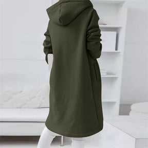 Women's Hooded Longline Vest — View 4