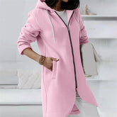 Women's Hooded Longline Vest — View 6