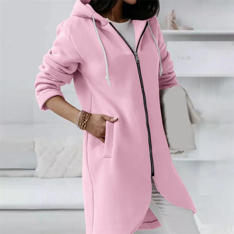Women's Hooded Longline Vest — View 6