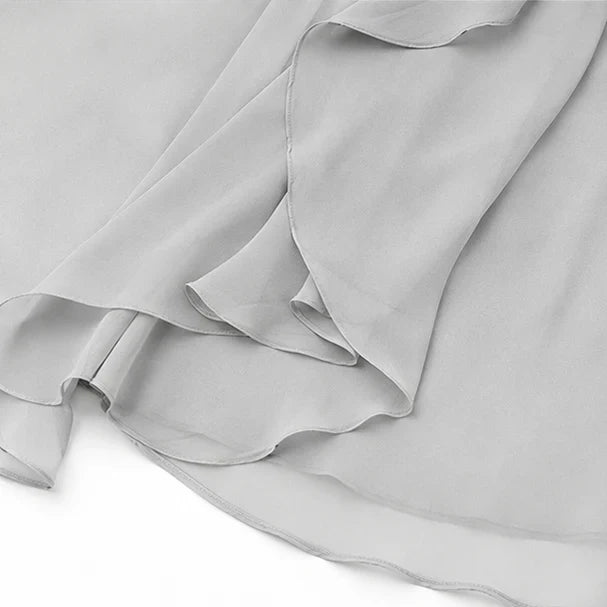 Women's Cold-Shoulder Draped Maxi Wedding Guest Dress