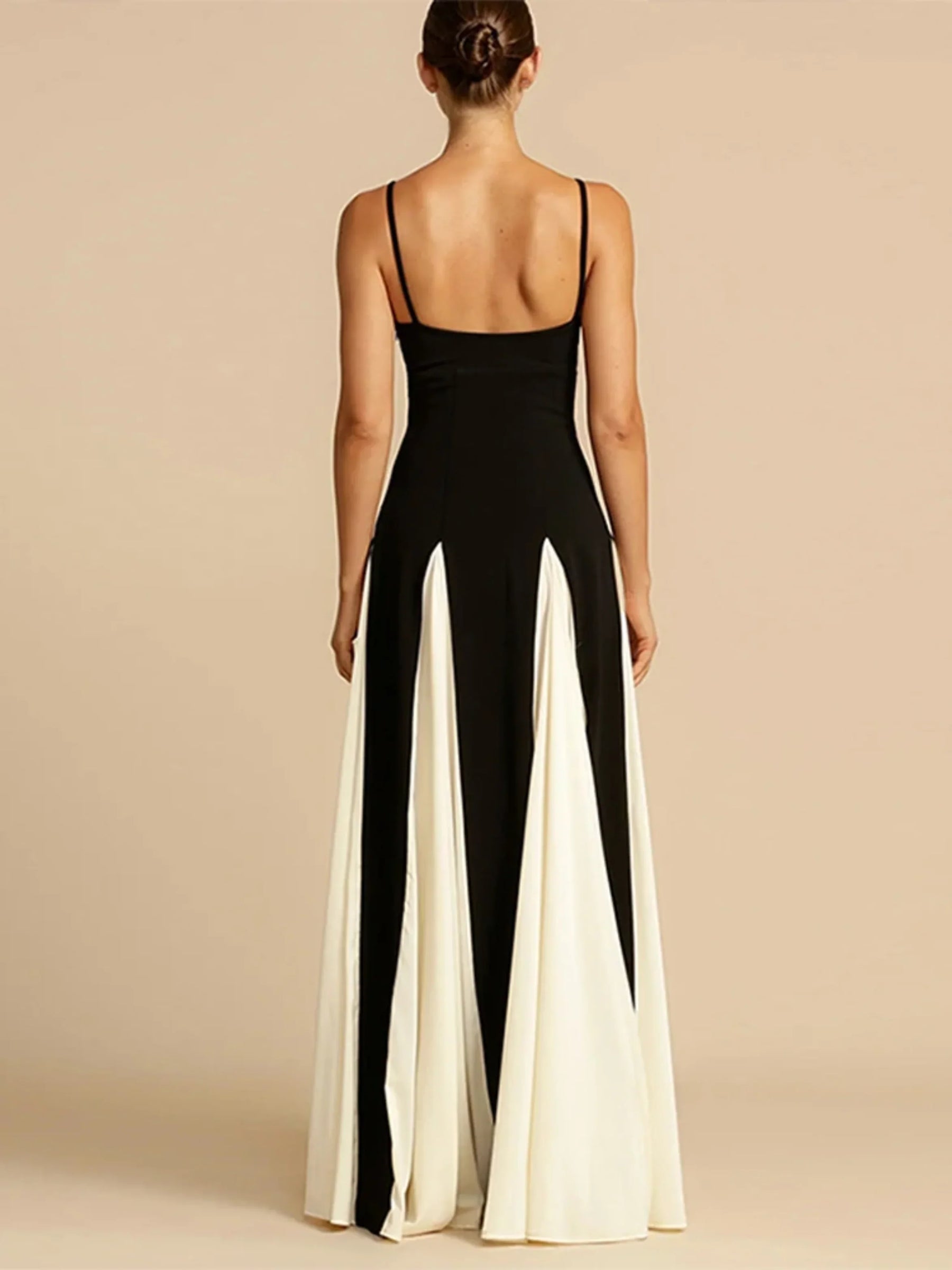 Women's Sweetheart Maxi Evening Dress with Flared Skirt