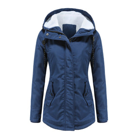 Women's Hooded Parka Coat — View 7