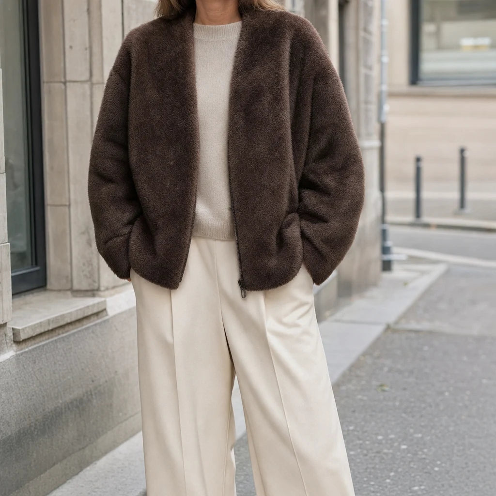 Norwood — jas van sherpa-fleece